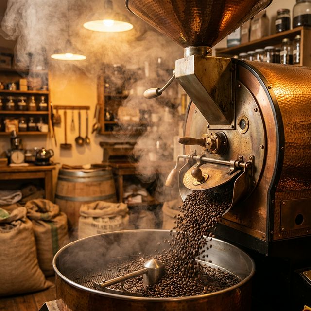 Proceso de tueste artesanal