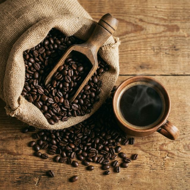 Granos de café premium